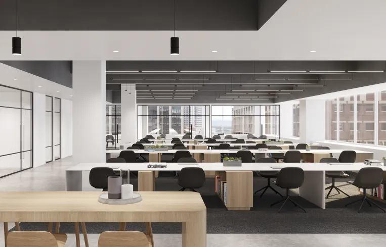 Open Workplace Floor, Midtown, Manhattan